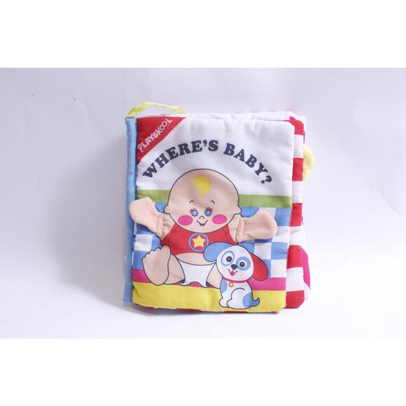 Playskool, Where's Baby Cloth Book, Toy, Educational, Interactive, Sensory - Picture 1 of 3